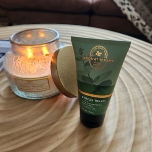 Bath & Body Works Aromatherapy Stress Relief Body Cream 2.5 Oz